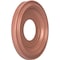 Ekena Millwork PVC Medallion (Canopies up to 5 1/2"), 10"OD x 3 1/2"ID x 1 1/8"P, Metallic Champagne Pink CMP10TRFCP - alternate 5